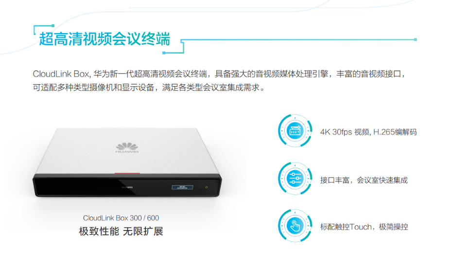 華為 HUAWEI 高清視頻會(huì)議終端 CloudLink Box 300/600