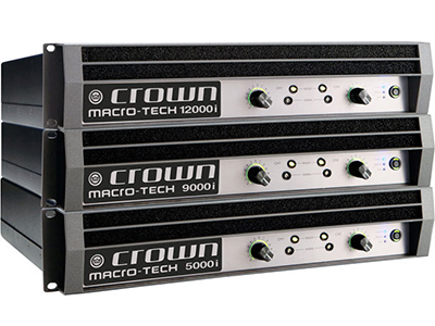 皇冠CROWN MACRO TECH i功率放大器 MA-5000i；Class-I (I-類) 削波電路專利，為無損耗功放提供更大的功率輸出