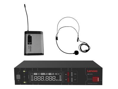 聯(lián)想Lenovo|會議無線話筒 WD100BH 單通道頭戴無線套裝（真分集）
